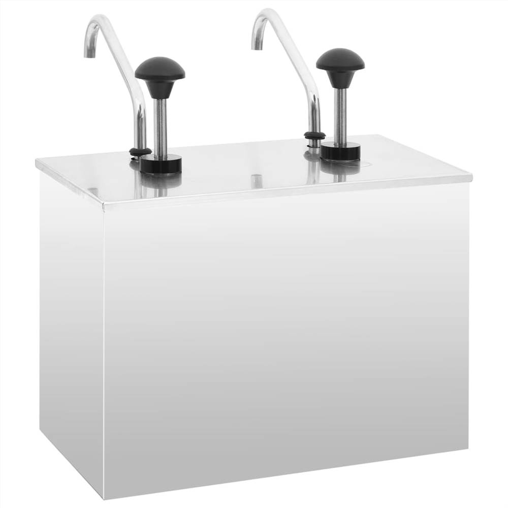 Sauce Dispenser Stainless Steel 2 x 3.5 L