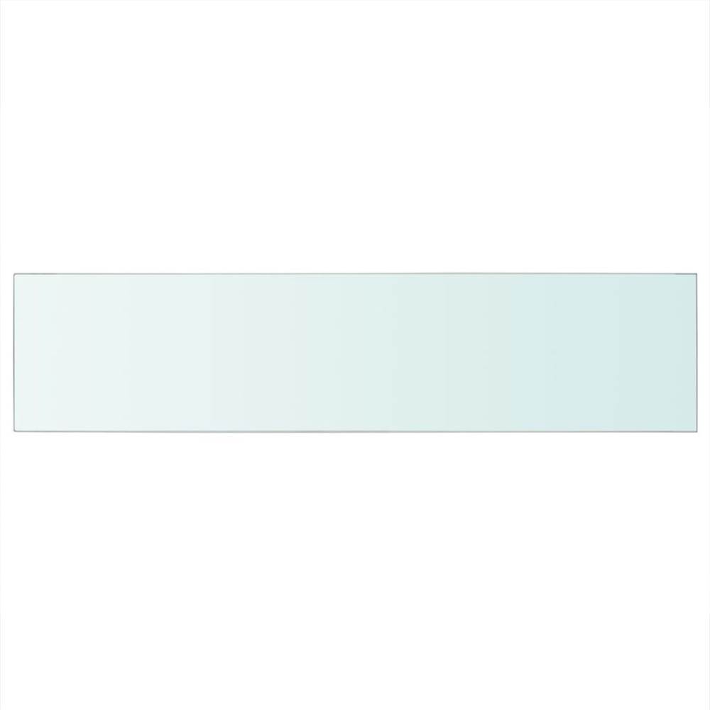 Shelf Panel Glass Clear 110x25 cm