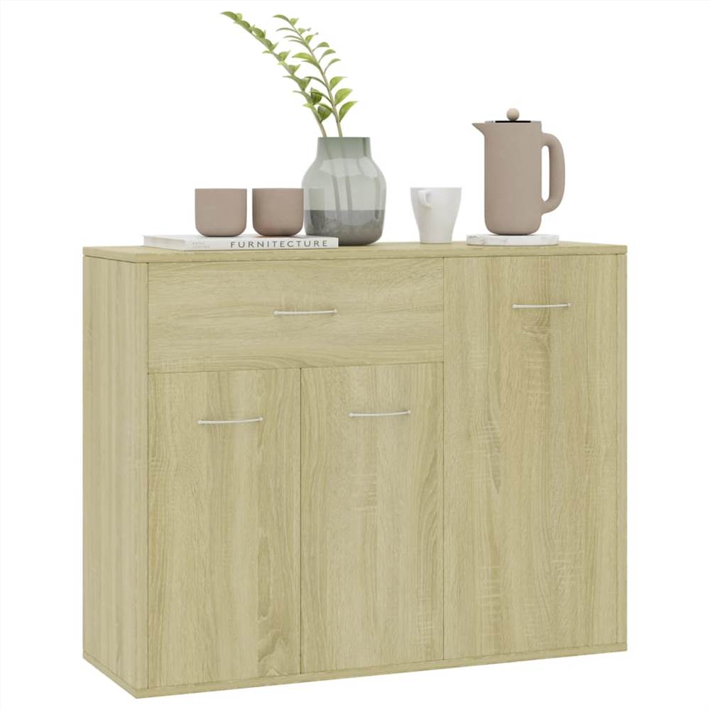 Sideboard Sonoma Oak 88x30x70 Cm Chipboard 9 Sideboard Sonoma Oak 88x30x70 cm Chipboard