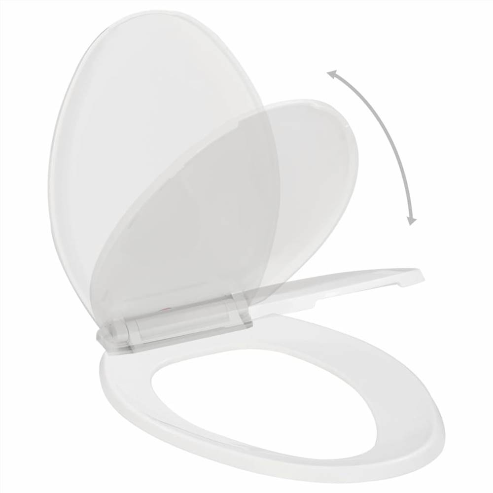 Softclose Toilet Seat with Quickrelease Design White