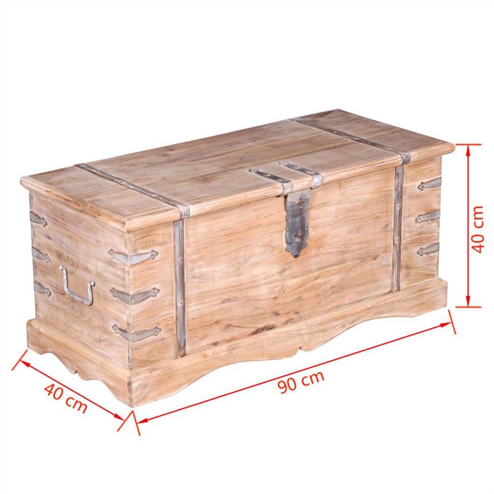 Storage Chest Acacia Wood
