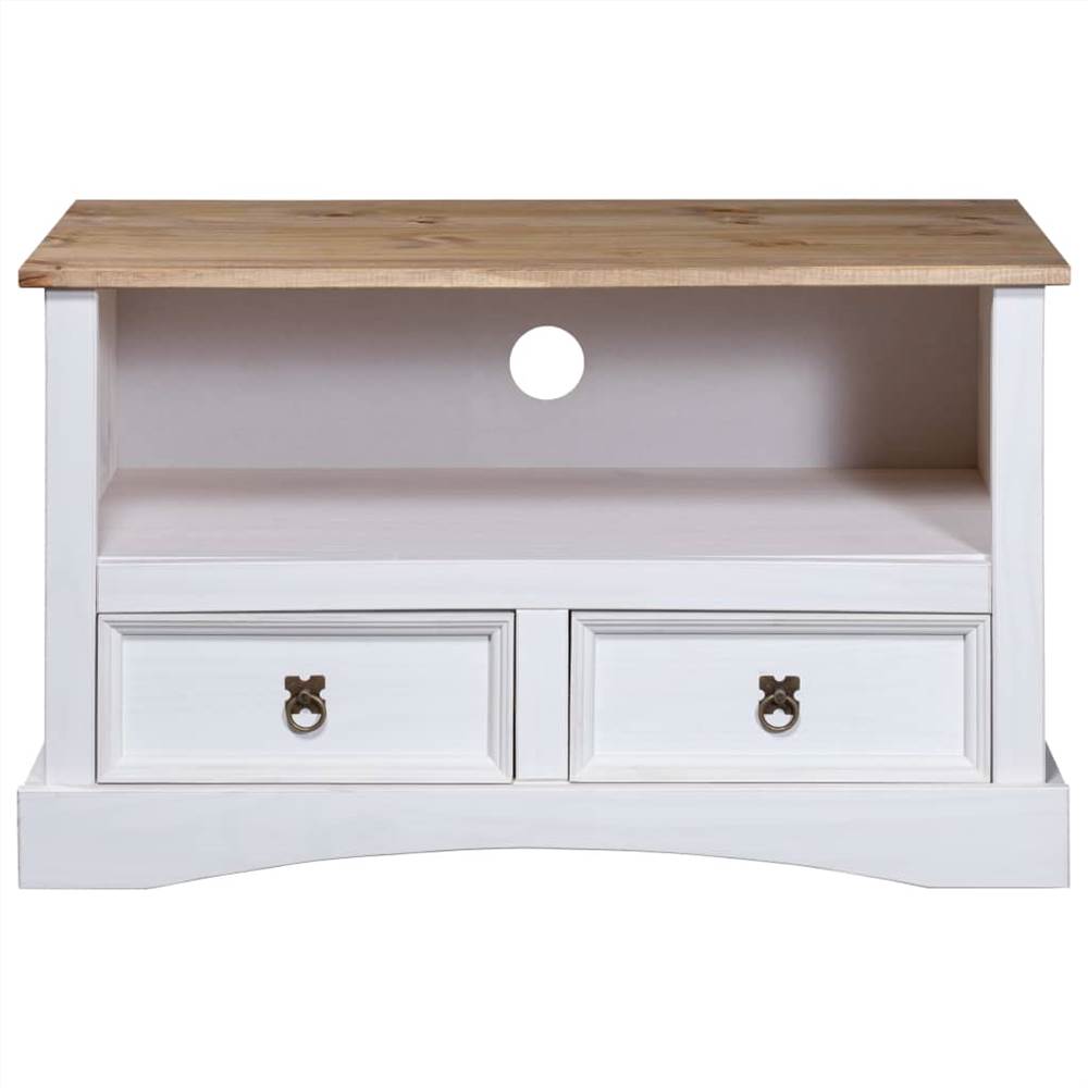 TV Mexican Pine Corona Range White 91x43x56 cm