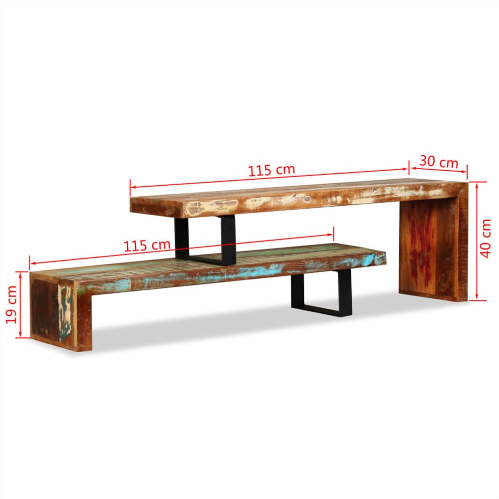 TV Stand Solid Reclaimed Wood