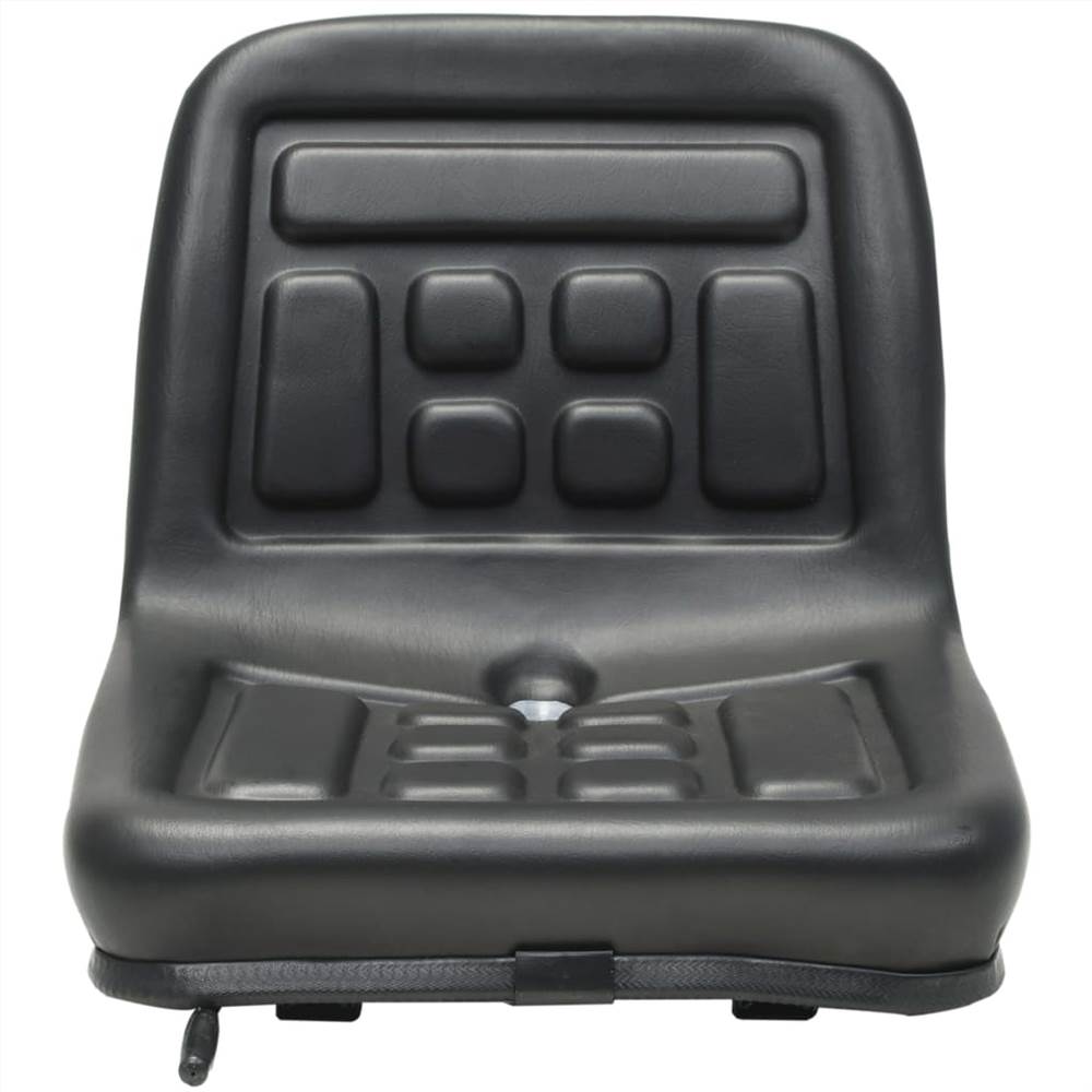 Universal Tractor Seat Black Horizontally adjustable 150mm With a drain hole 