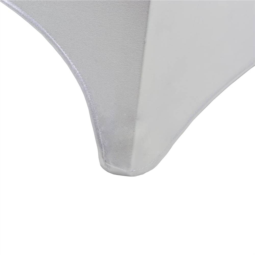 25 pcs Chair Covers Stretch Silver