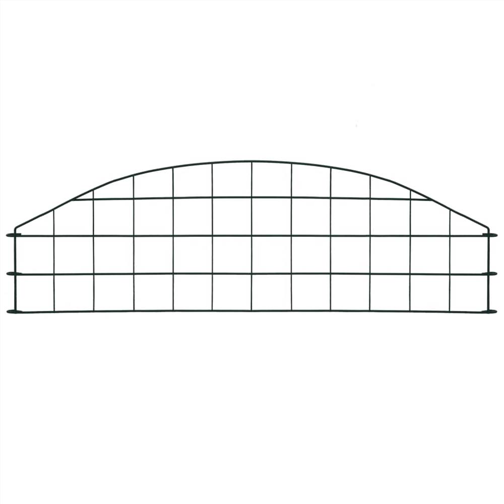 Arched Pond Fence Set 77.3x26 cm Green