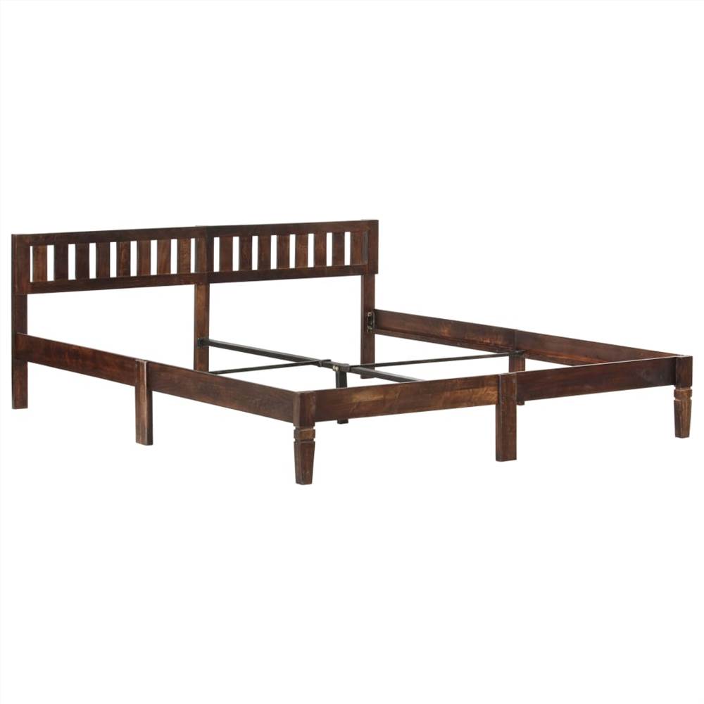 Bed Frame Solid Mango Wood 180 cm