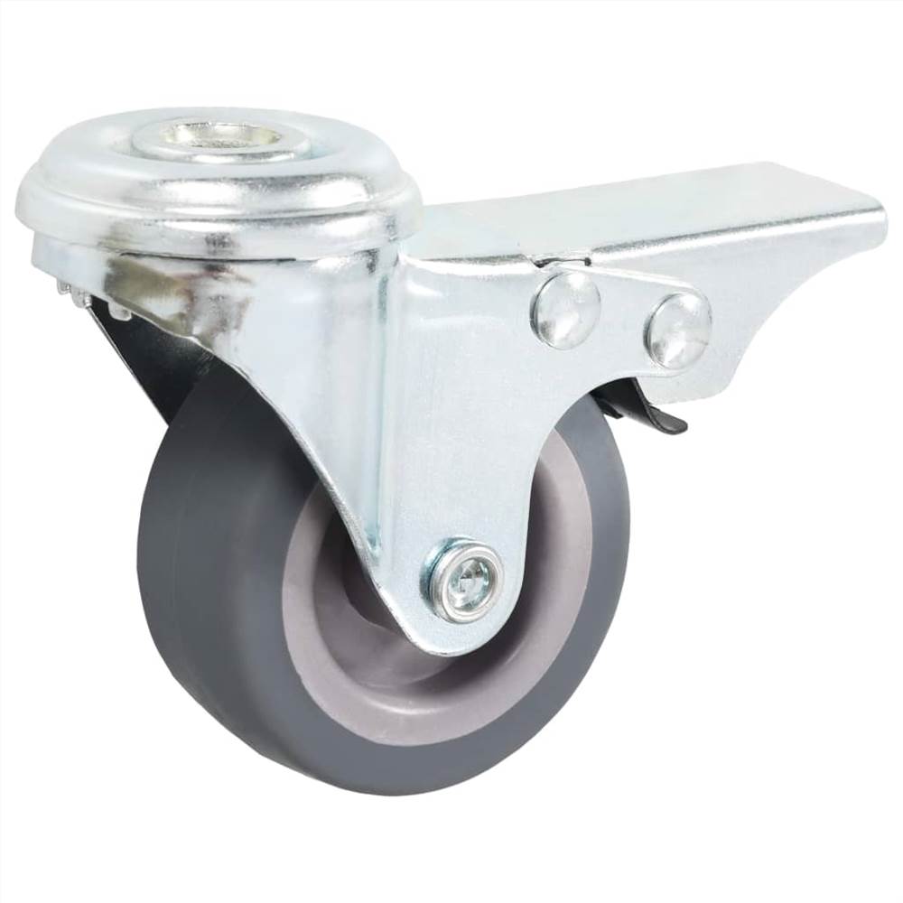 Bolt Hole Swivel Casters 4 pcs 50 mm