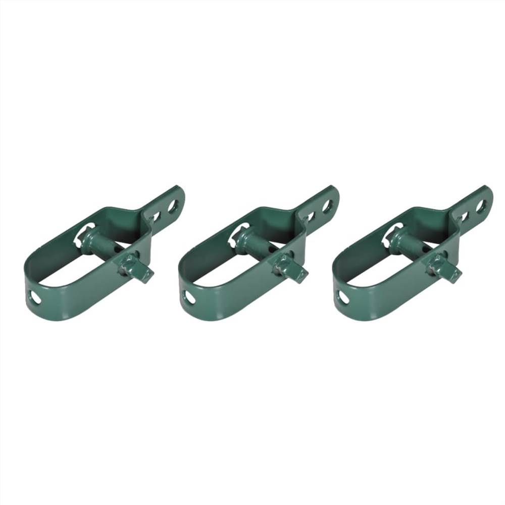 Chain Link Fence with Spike Anchors 1.97x15 m Green