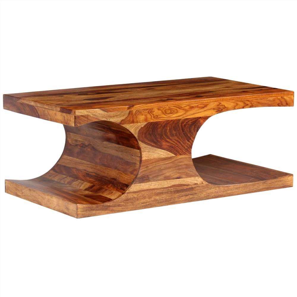 Coffee Table Solid Sheesham Wood 90x50x35 cm