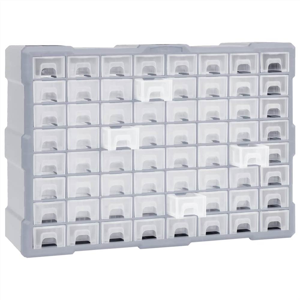 Multi-drawer Organiser With 64 Drawers 52x16x37.5 Cm 11 Multi-drawer Organiser with 64 Drawers 52x16x37.5 cm