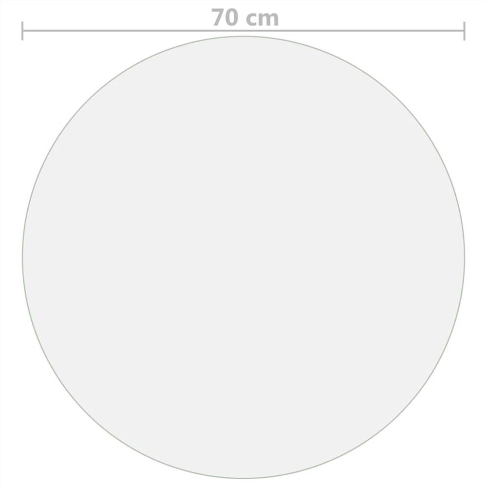Table Protector Transparent Ø 70 cm 2 mm PVC
