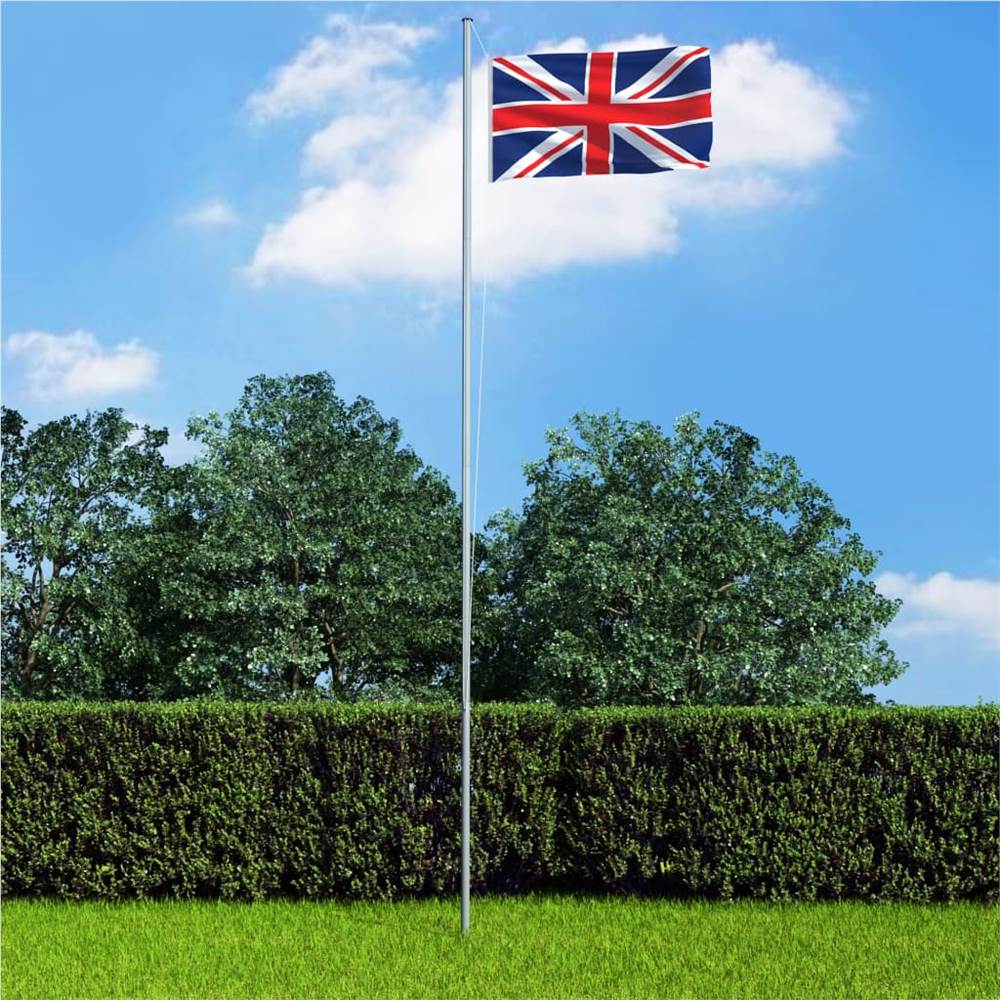 UK Flag And Pole Aluminium 6,2 M