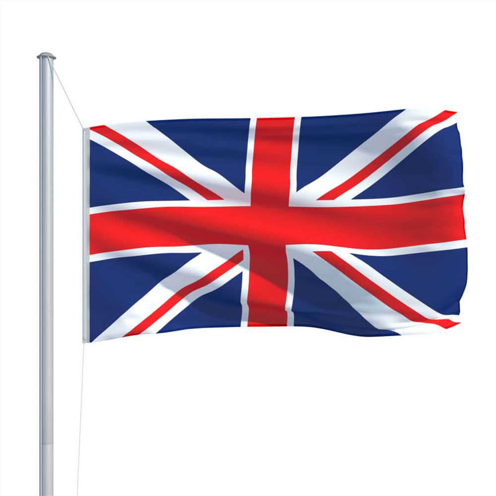 UK Flag and Pole Aluminium 6,2 m