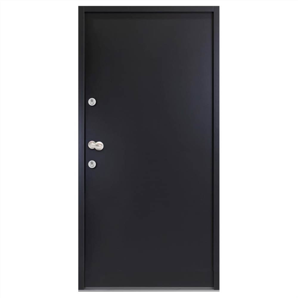 Aluminium Front Door Anthracite 110x207.5 cm