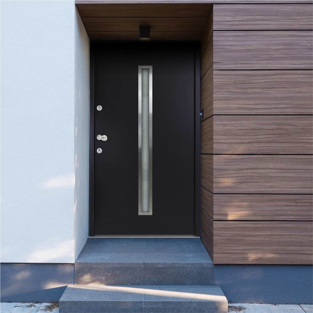 Aluminium Front Door Anthracite 110x207.5 cm