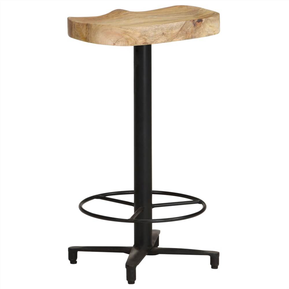 Bar Stools 2 pcs 66 cm Solid Mango Wood