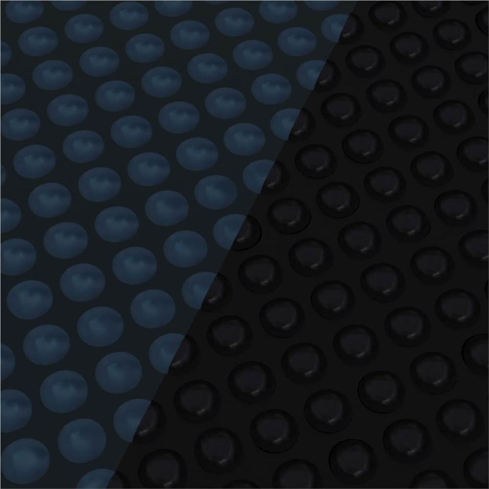 Floating PE Solar Pool Film 300 cm Black and Blue