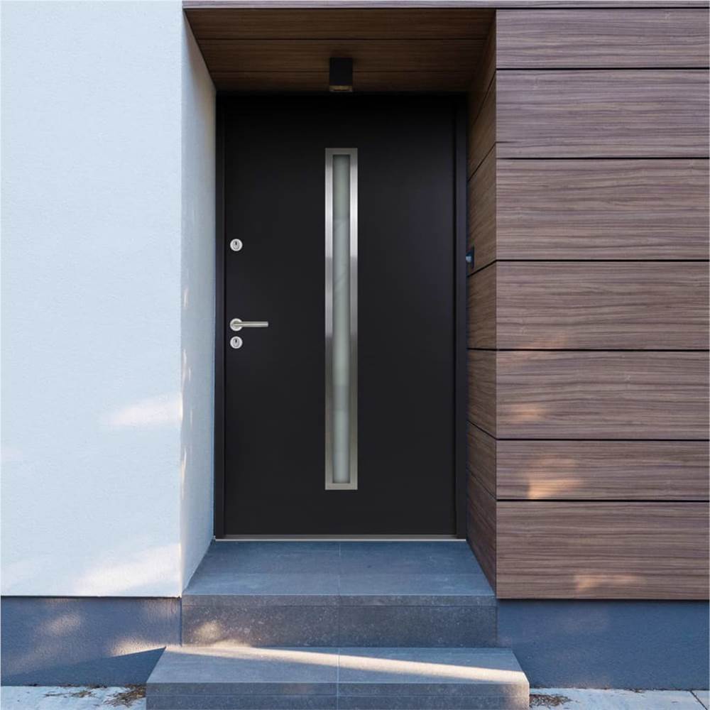 

Aluminium Front Door Anthracite 100x200 cm