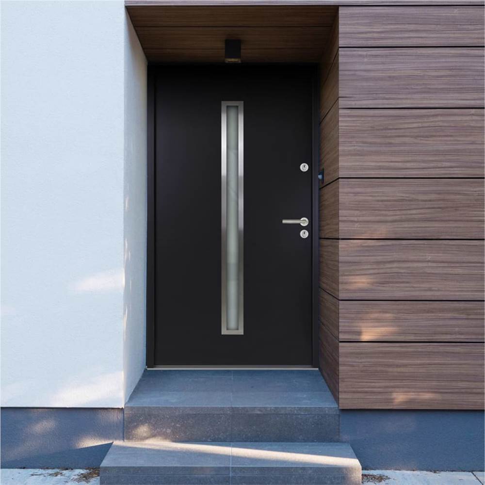 

Aluminium Front Door Anthracite 110x207.5 cm