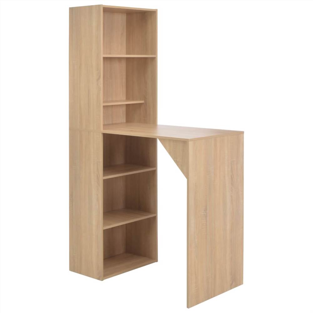 Stehtisch mit Schrank Eiche 115x59x200 cm от Geekbuying WW