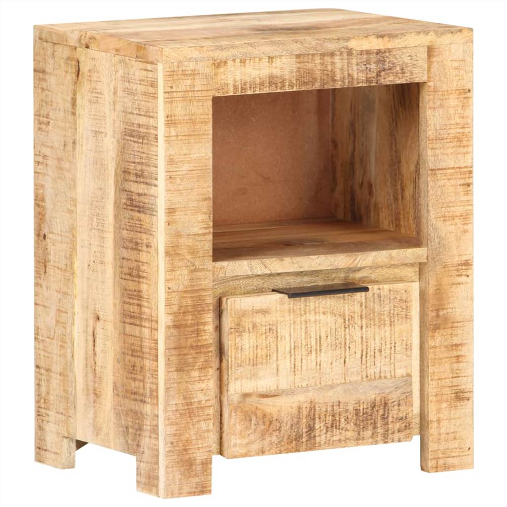 

Bedside Cabinet 40x30x50 cm Rough Mango Wood