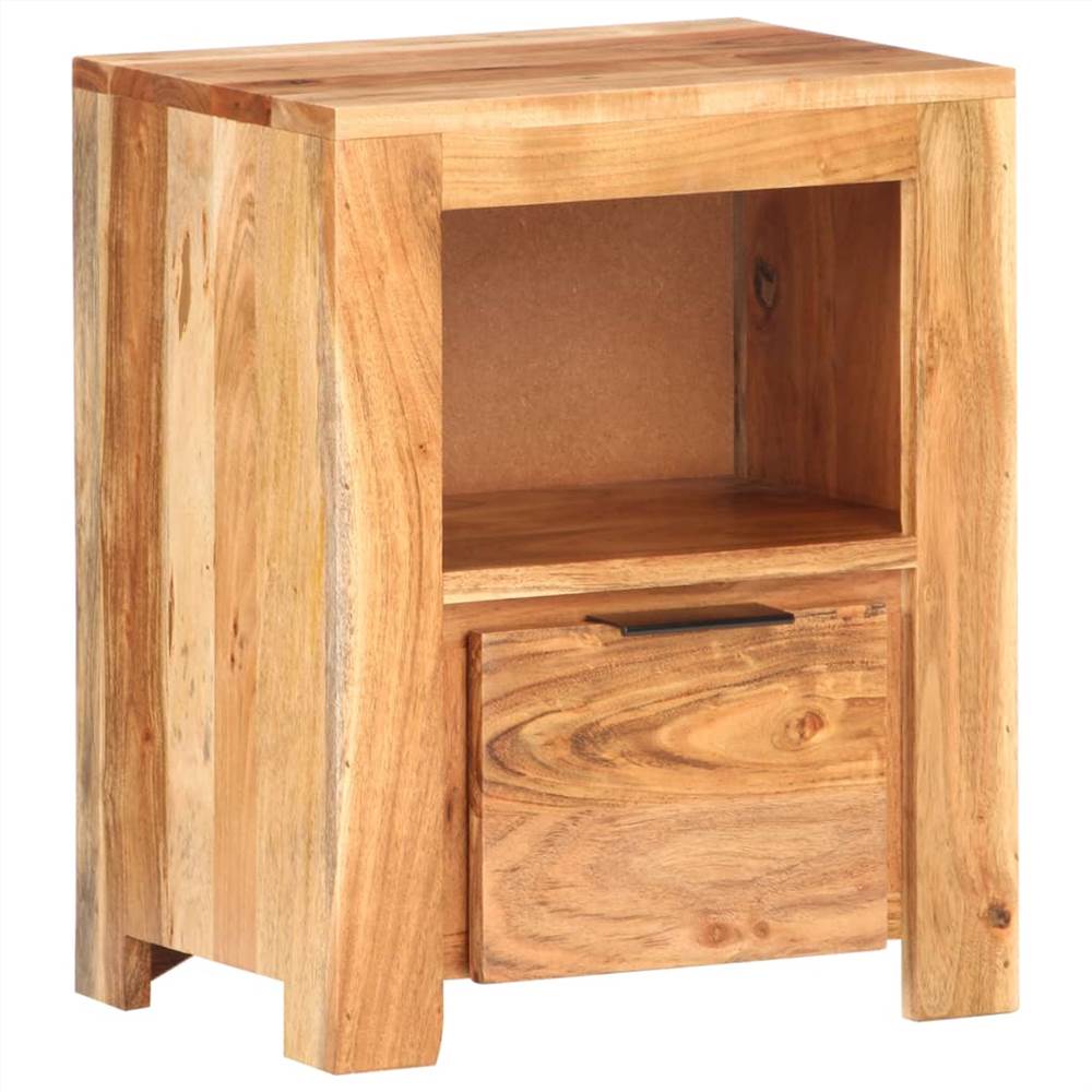 

Bedside Cabinet 40x30x50 cm Solid Acacia Wood