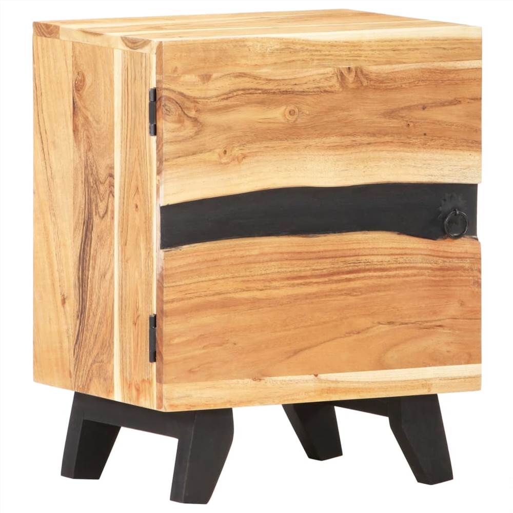 

Bedside Cabinet 40x30x51 cm Solid Acacia Wood