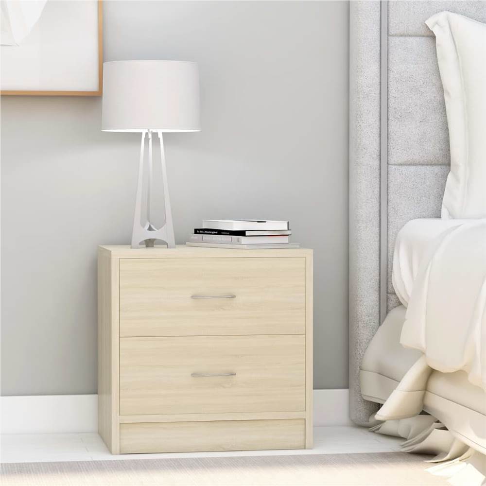 

Bedside Cabinets 2 pcs Sonoma Oak 40x30x40 cm Chipboard