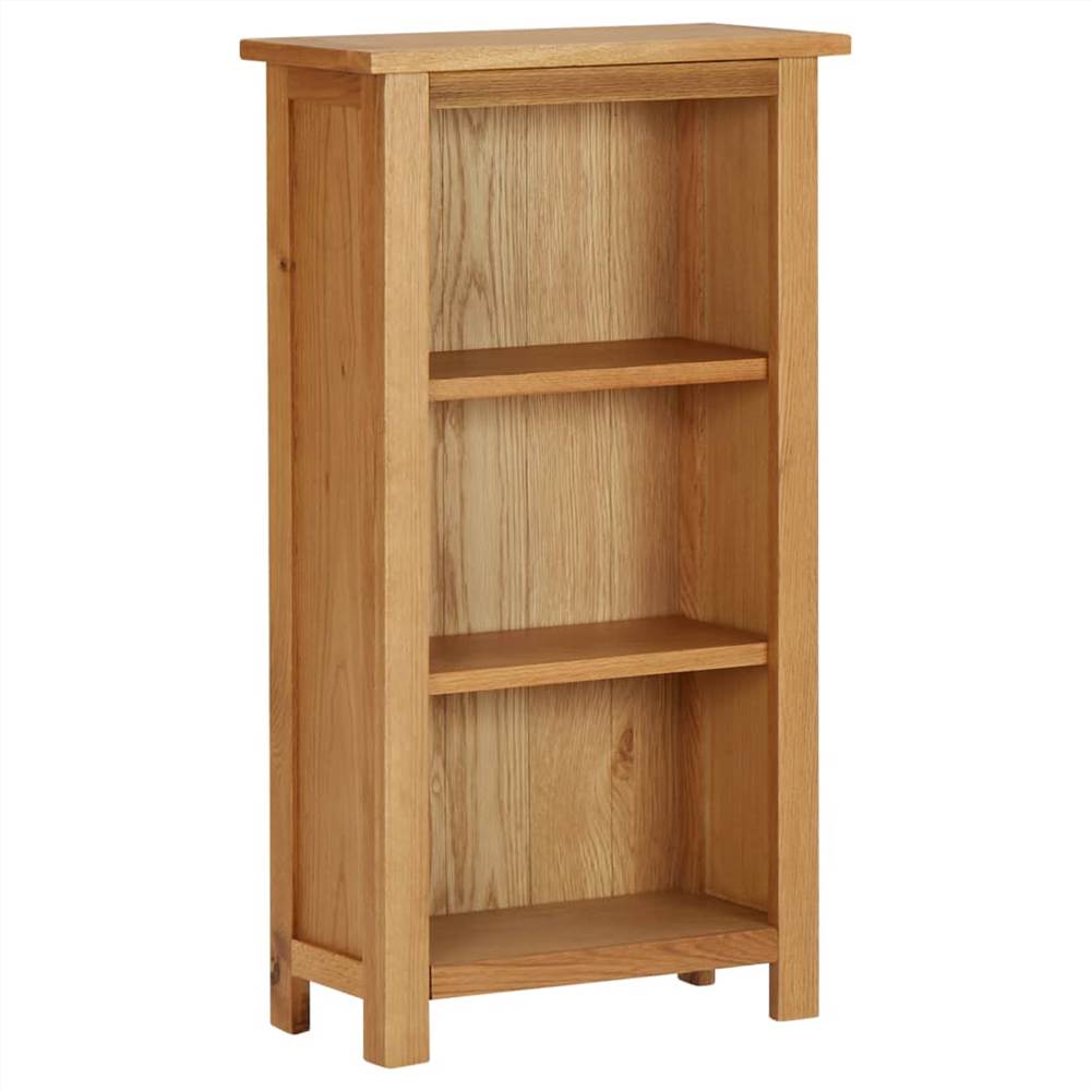 

Bookcase 45x22,5x82 cm Solid Oak Wood