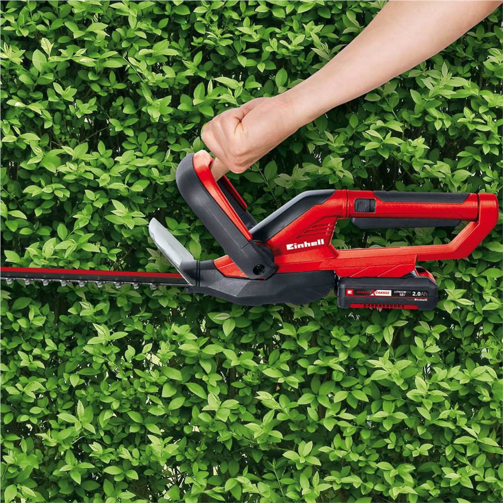 einhell telescopic hedge trimmer cordless