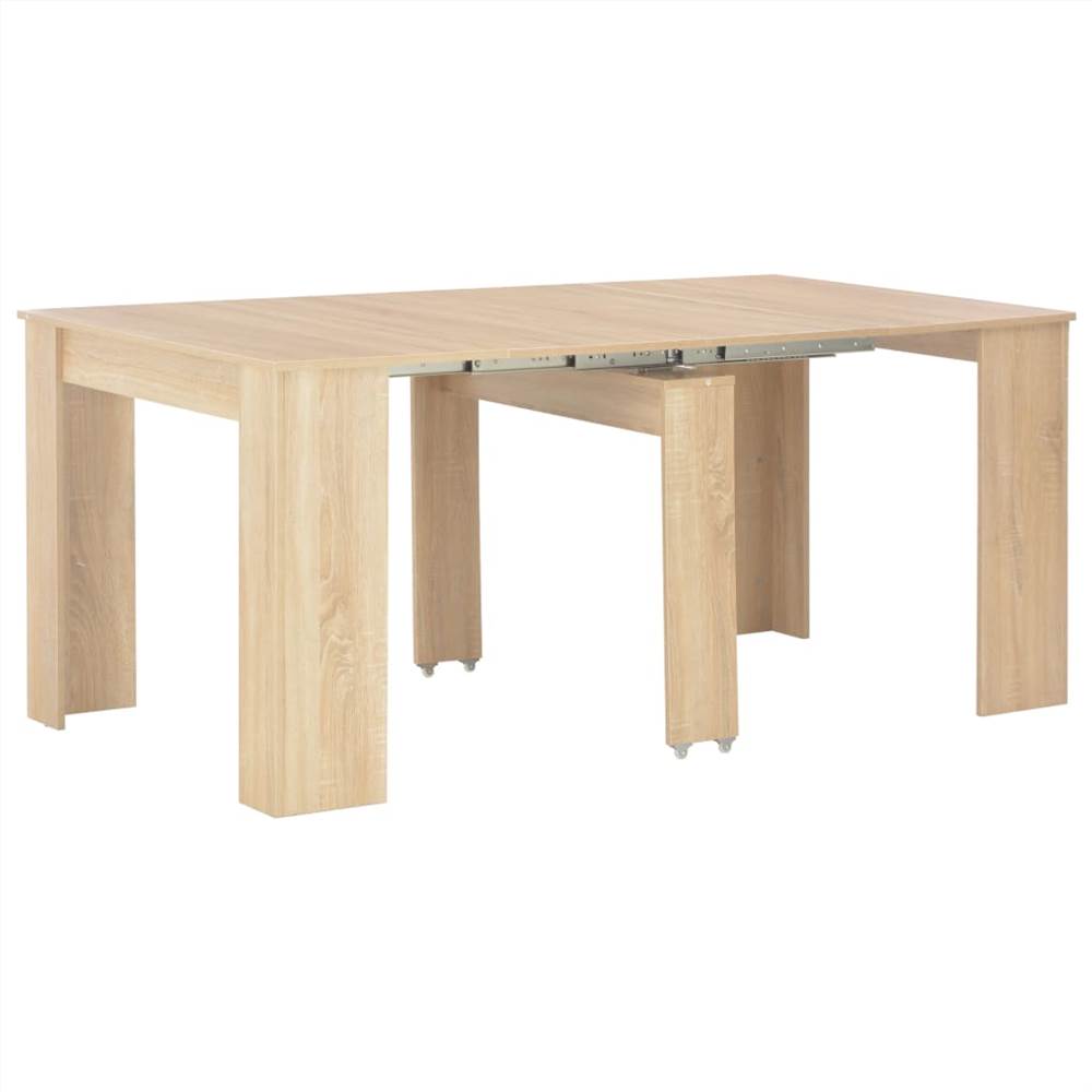 Extendable Dining Table Sonoma Oak 175x90x75 cm