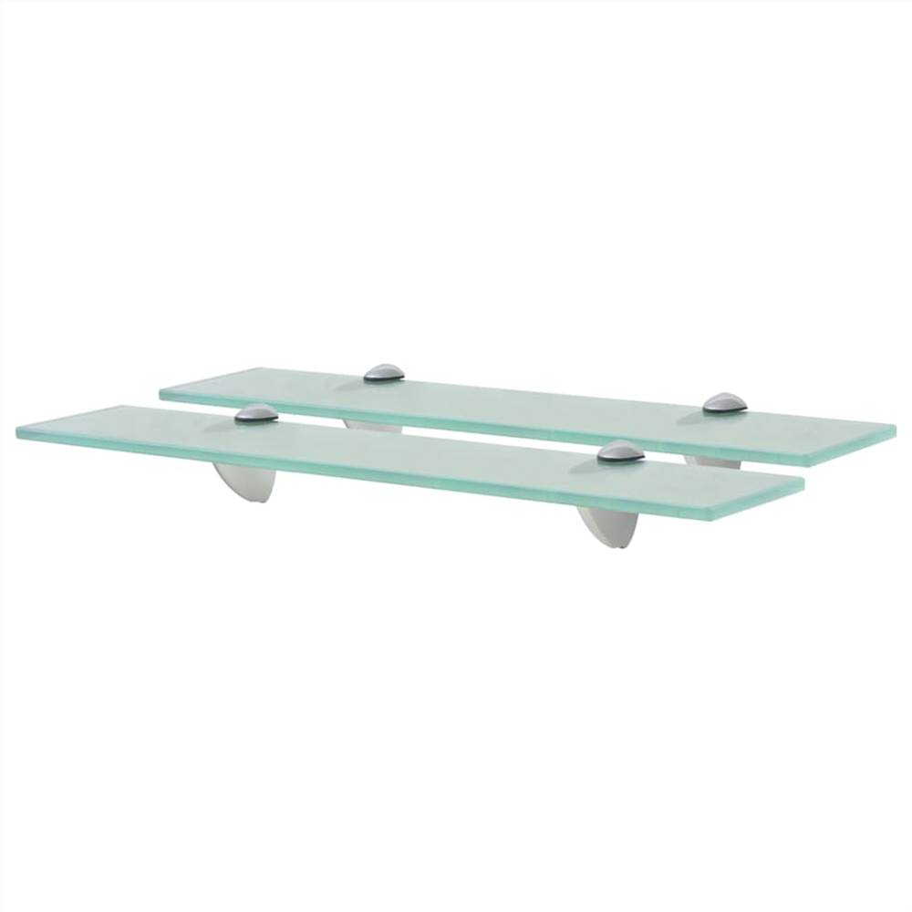 

Floating Shelves 2 pcs Glass 50x10 cm 8 mm