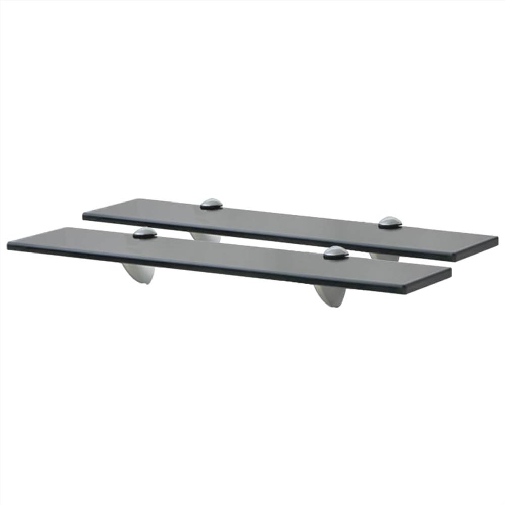 

Floating Shelves 2 pcs Glass 50x10 cm 8 mm