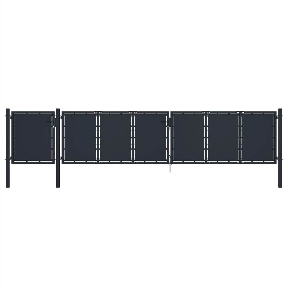 

Garden Gate Metal 5x1.25 m Anthracite