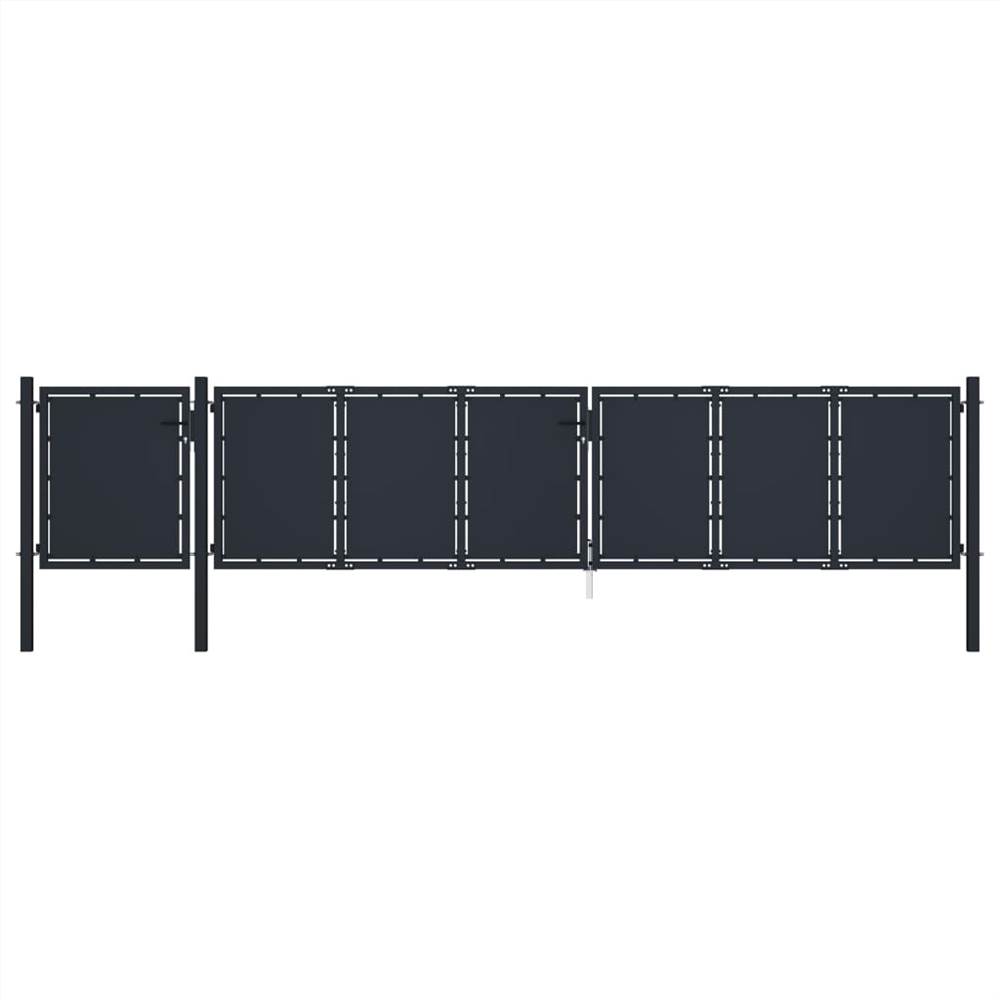 

Garden Gate Metal 5x1.5 m Anthracite