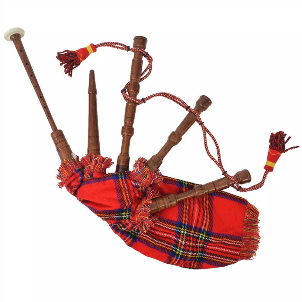 Cornamusa scozzese per bambini Great Highland Red Royal Stewart Tartan