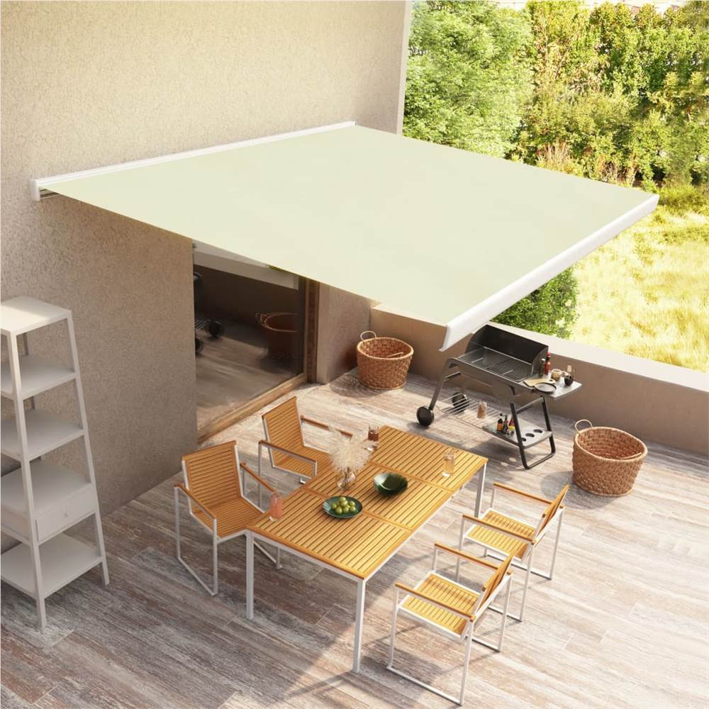 

Manual Cassette Awning 300x250 cm Cream