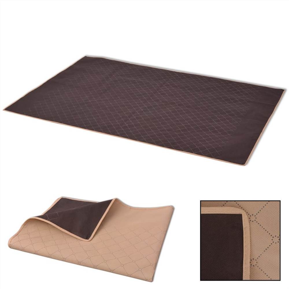 

Picnic Blanket Beige and Brown 150x200 cm