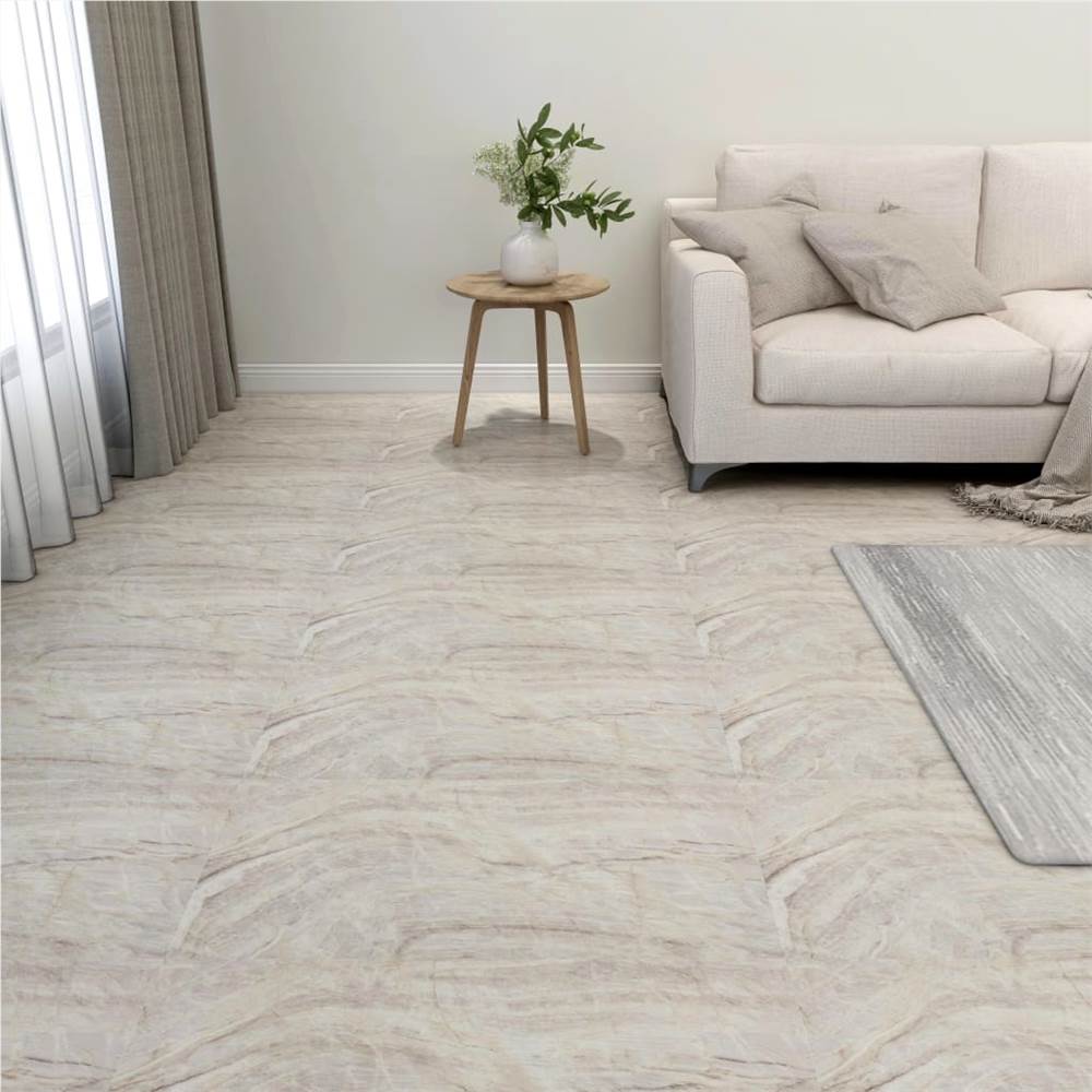 

Self-adhesive Flooring Planks 55 pcs PVC 5.11 m² Beige