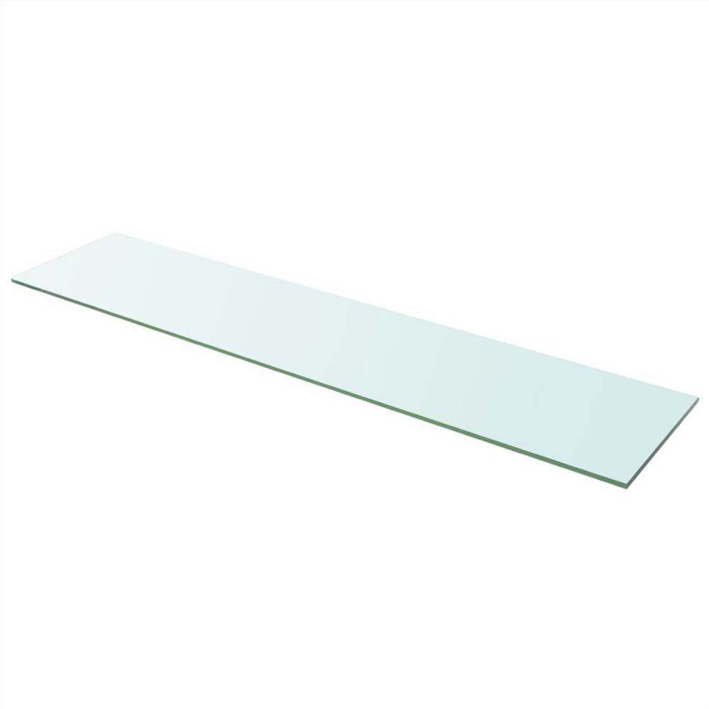 Shelf Panel Glass Clear 110x25 cm