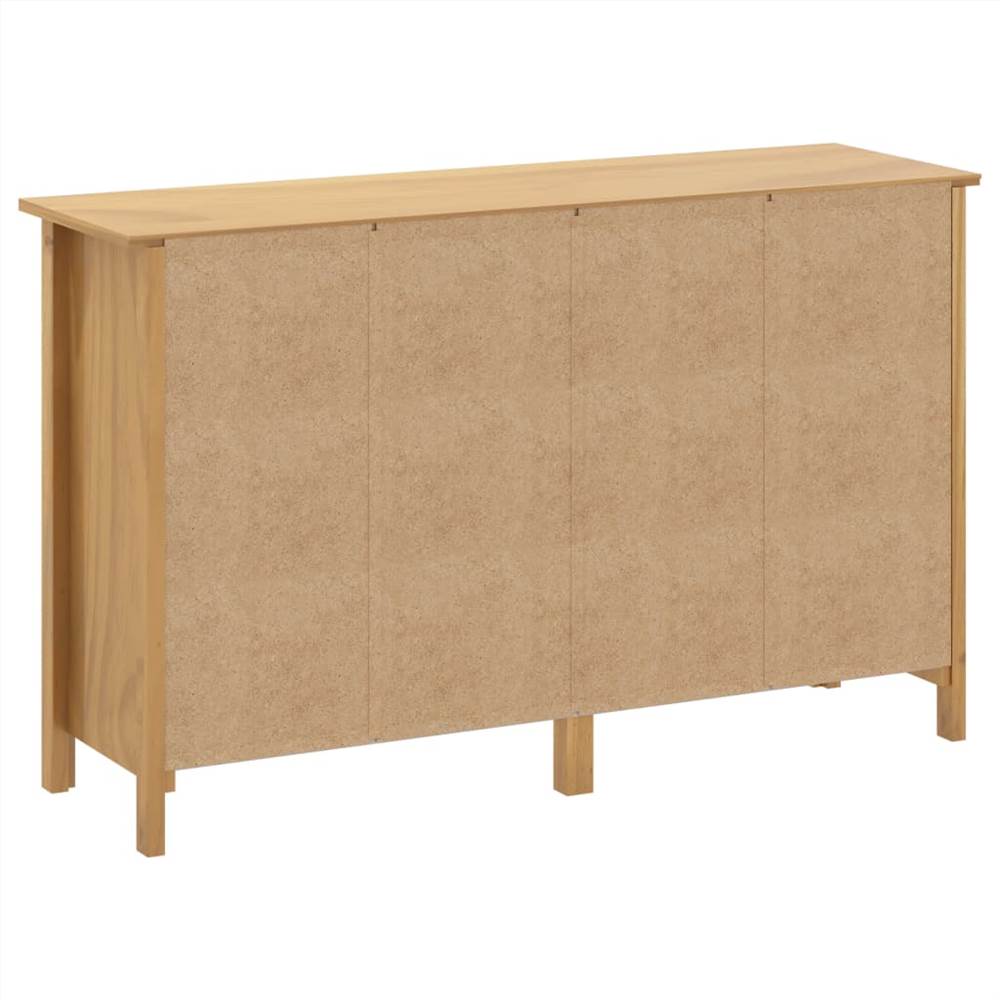 Sideboard Hill Range Honey Brown 130x40x80 cm Solid Pine Wood