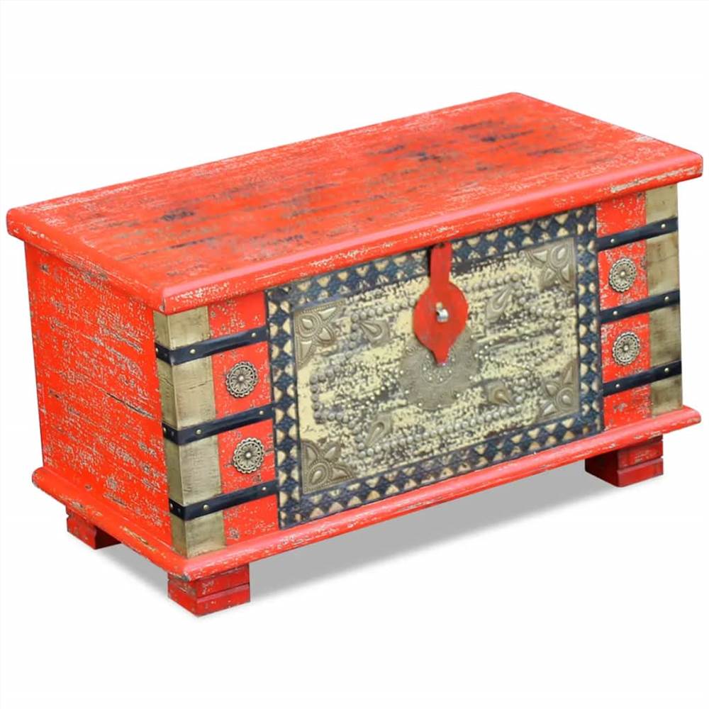 

Storage Chest Red Mango Wood 80x40x45 cm