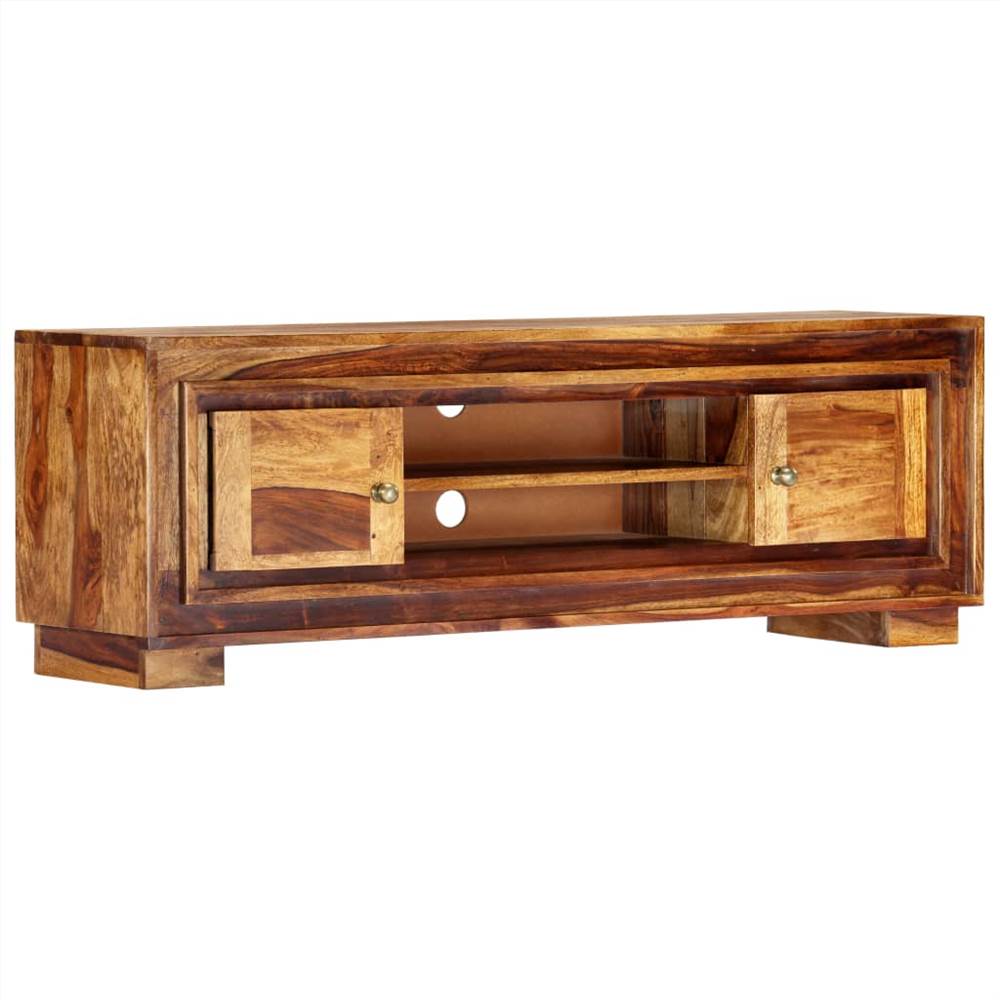 

TV Cabinet 118x30x40 cm Solid Sheesham Wood