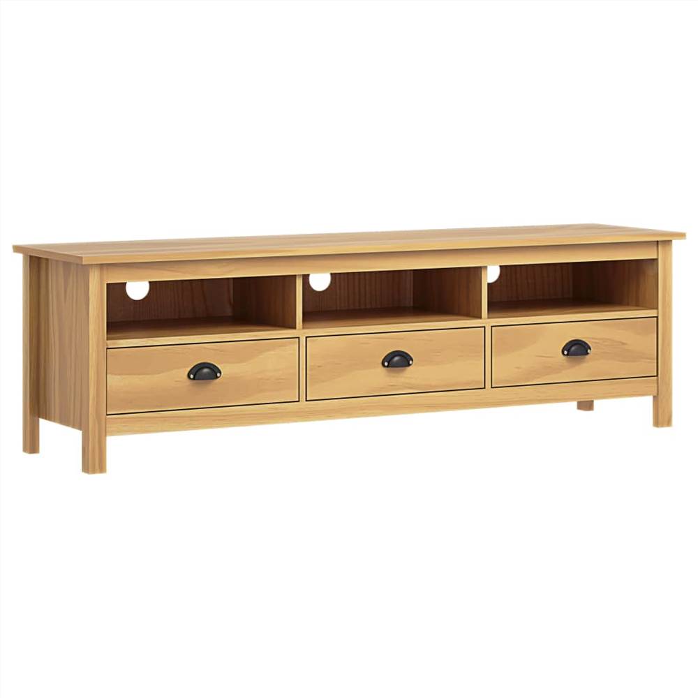 

TV Cabinet Hill Range Honey Brown 158x40x47 cm Solid Pine Wood