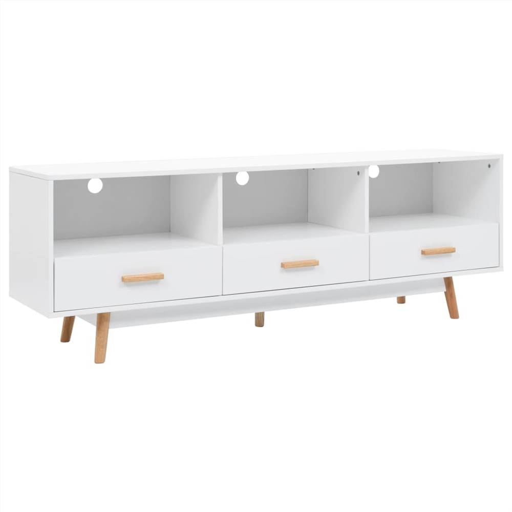 

TV Cabinet White 160x40x55 cm MDF