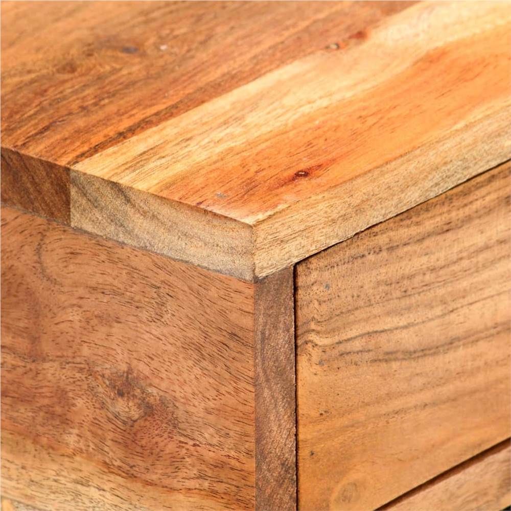 U-Shaped Side Table 45x30x61cm Solid Acacia Wood