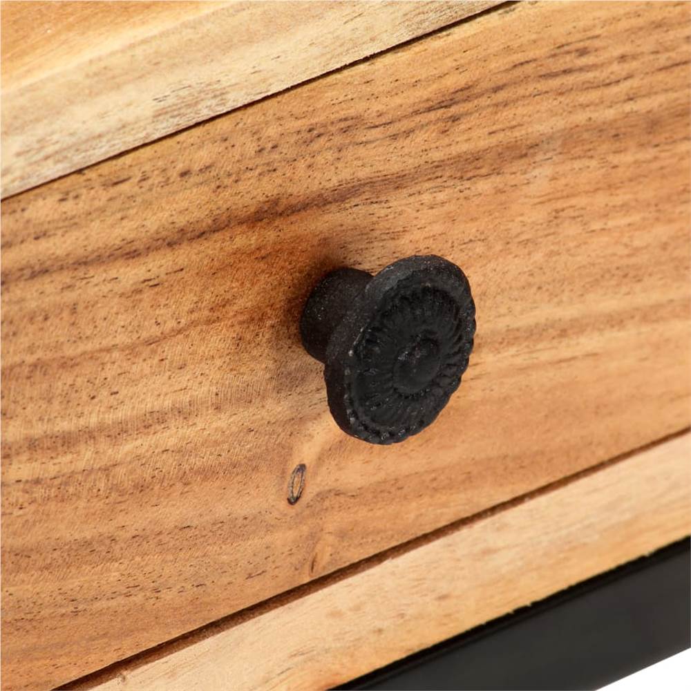 U-Shaped Side Table 45x30x61cm Solid Acacia Wood