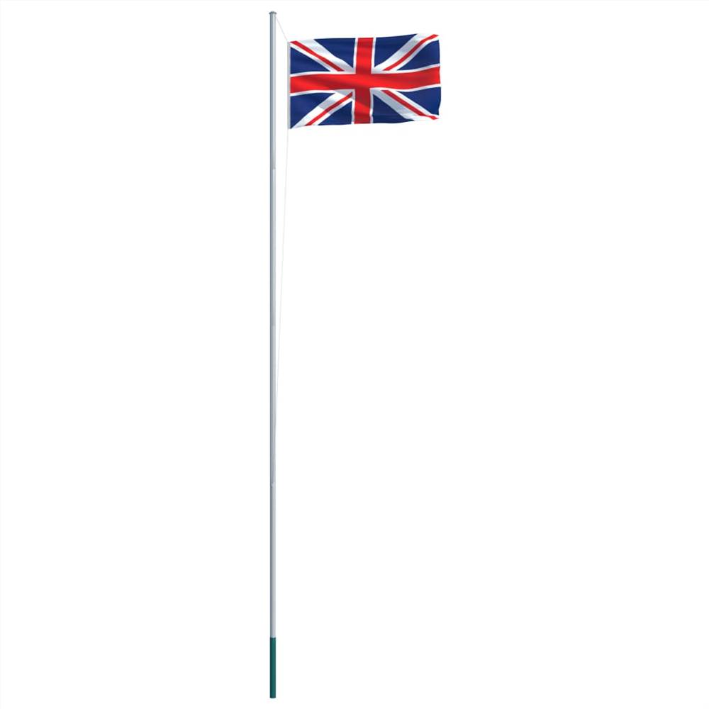 

UK Flag and Pole Aluminium 6,2 m