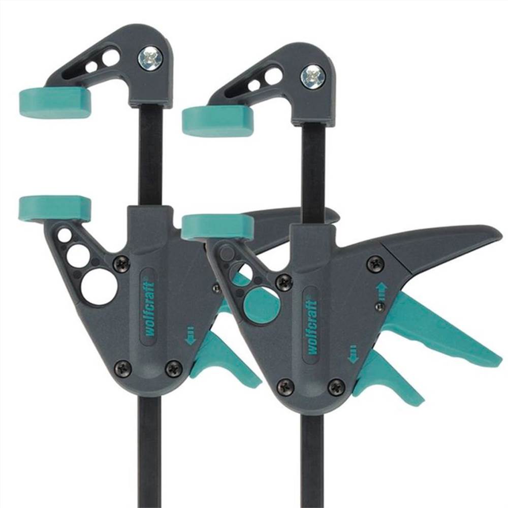 

wolfcraft One-handed Clamps 2 pieces EHZ 40-110 3455100